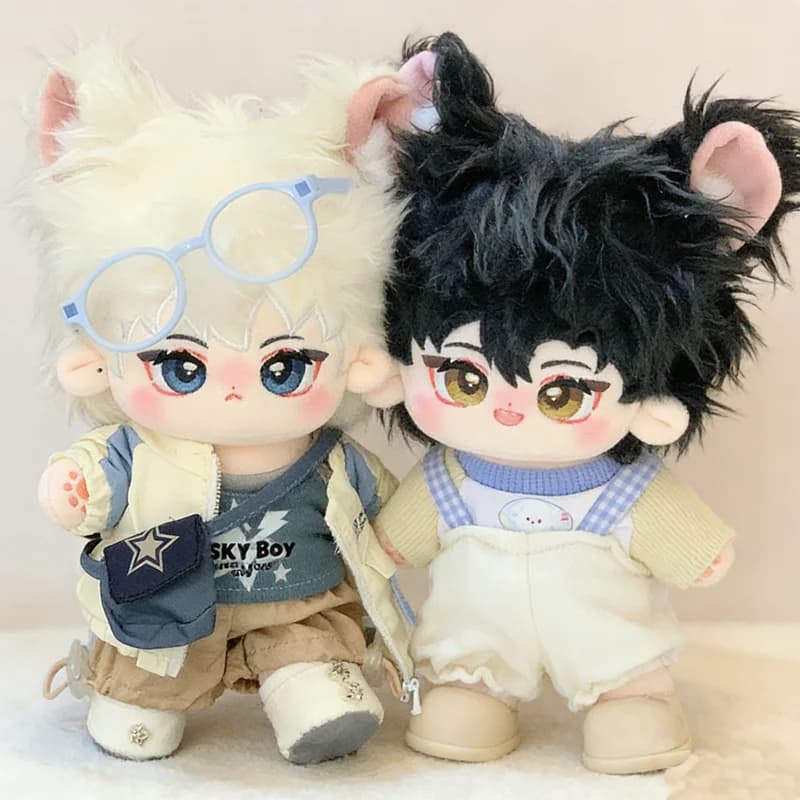 Bambola di Peluche Link Click da 20cm, Personaggi Animati Charles/Lucas, Giocattoli Vestibili, Figurine Anime, Regalo per Bambine
