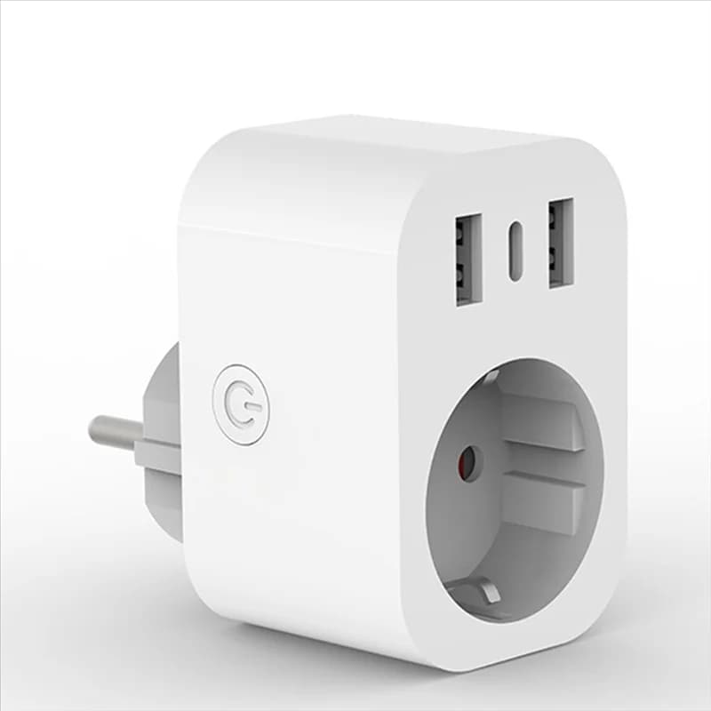 B29C-Tuya Smart Plug Presa Wi-Fi Standard europeo tedesco Presa Wi-Fi a comando vocale Telecomando Monitor energetico EU P