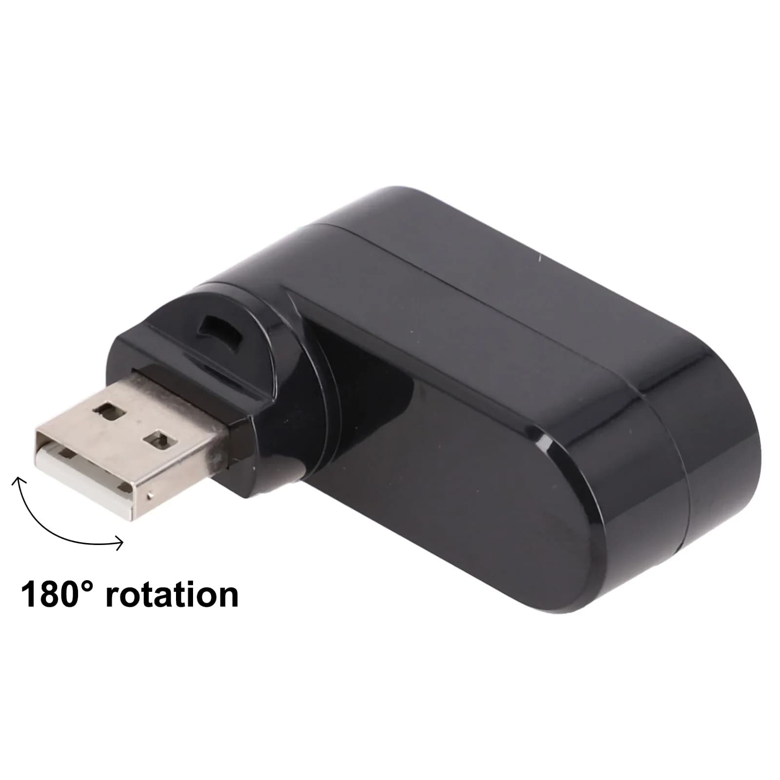 1pc 3 porte USB 2.0 adattatore splitter rotante Hub PC portatile accessori per notebook per tensione di auto e computer 5V