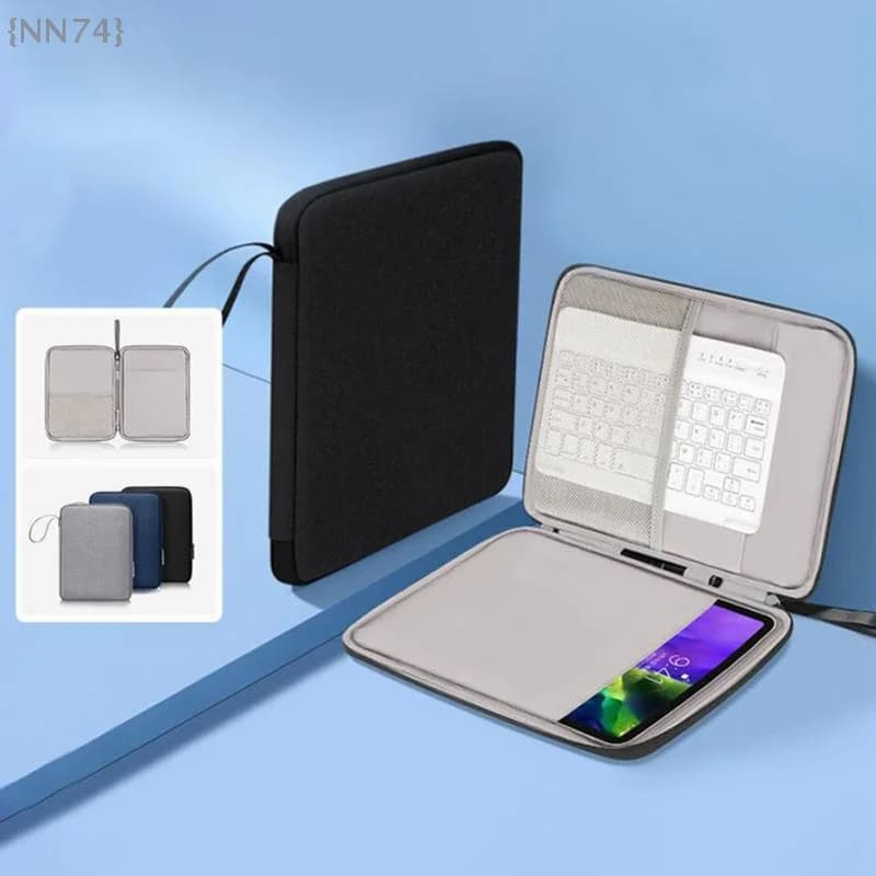 【No】Borsa portaoggetti portatile per tablet da 10,9/12,9 pollici - Custodia protettiva con cerniera e design con custodia per laptop
