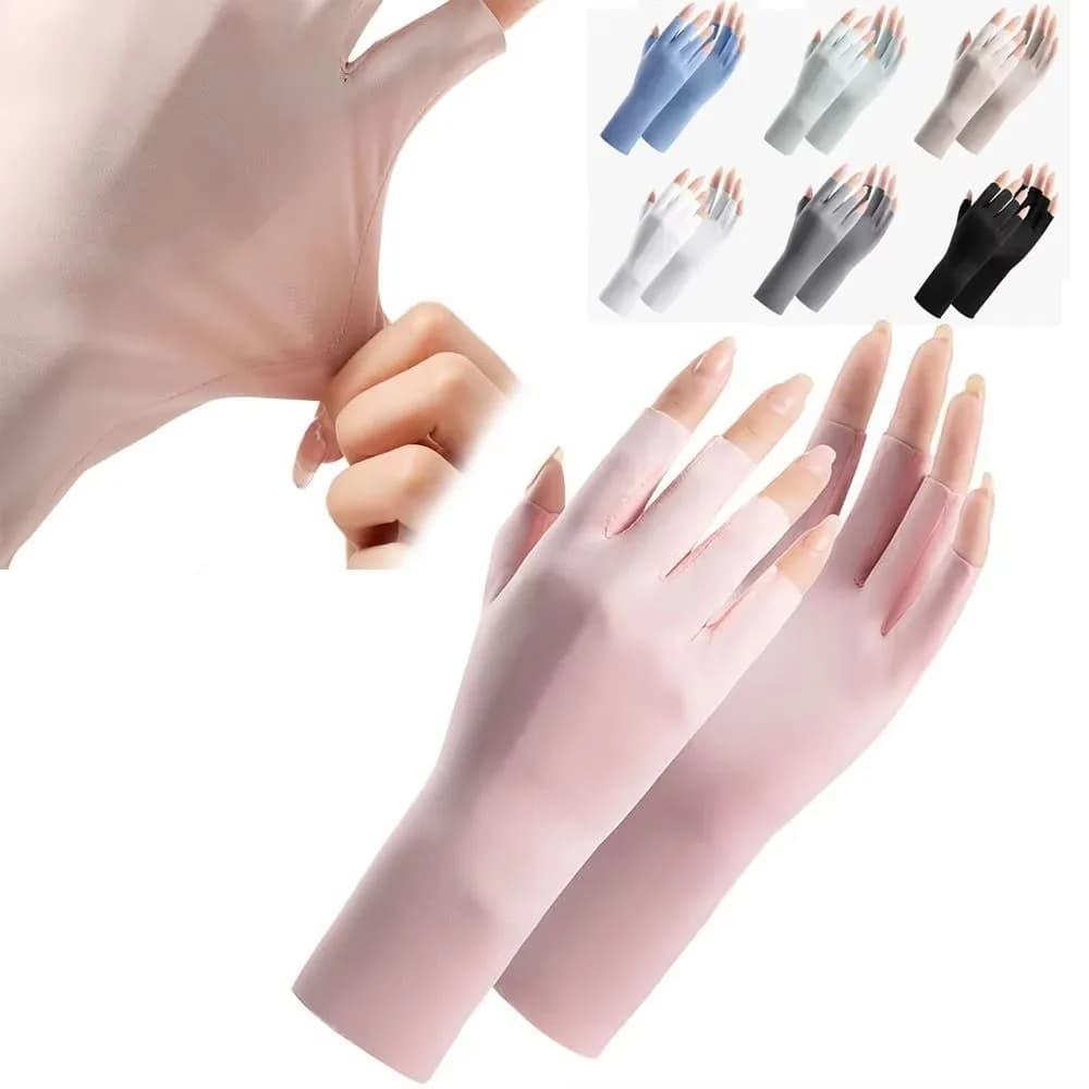 Guanti Protettivi per Nail Art: Protezione UV per Lampade Gel UV LED, Guanti Protettivi per Manicure