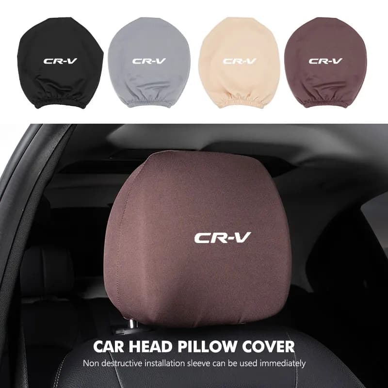 Car Seat Headrest Neck Pillow Dustproof Protective Cover For Honda Accord 9 10 9th 10th 2014 2015 2016 2017 2018 2019