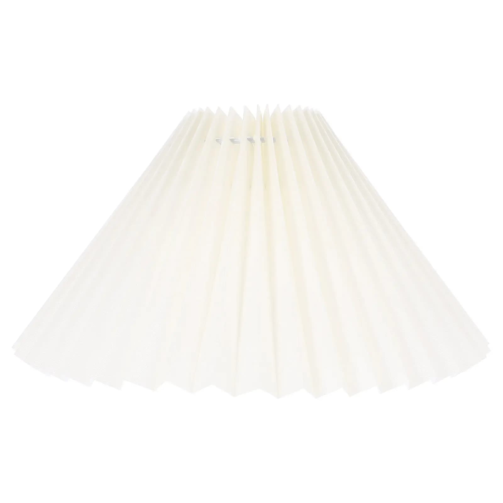 Paralume Plissettato per Lampada da Tavolo, da Terra, da Scrivania, Lampadario, Coprilampada E27, Facile Installazione, Luce Morbida, Protezione Occhi, Decorazione Casa