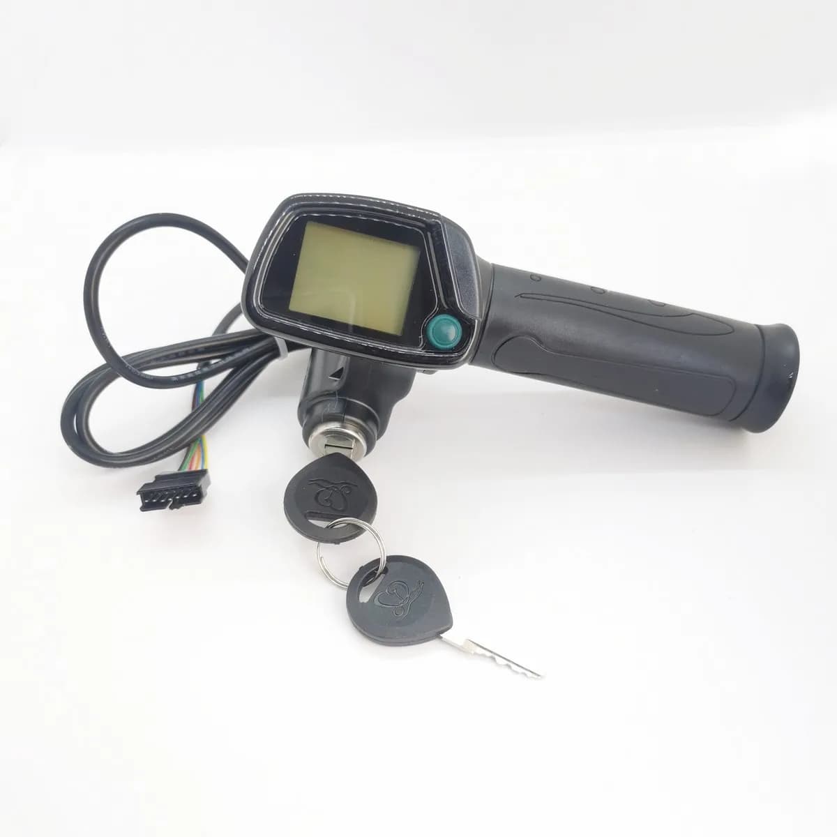 48V 36V LCD Screen Turn Handle Electronic Throttle With Key Switch For Electric Scooter E-Bike Bicycle Modified DIY Parts