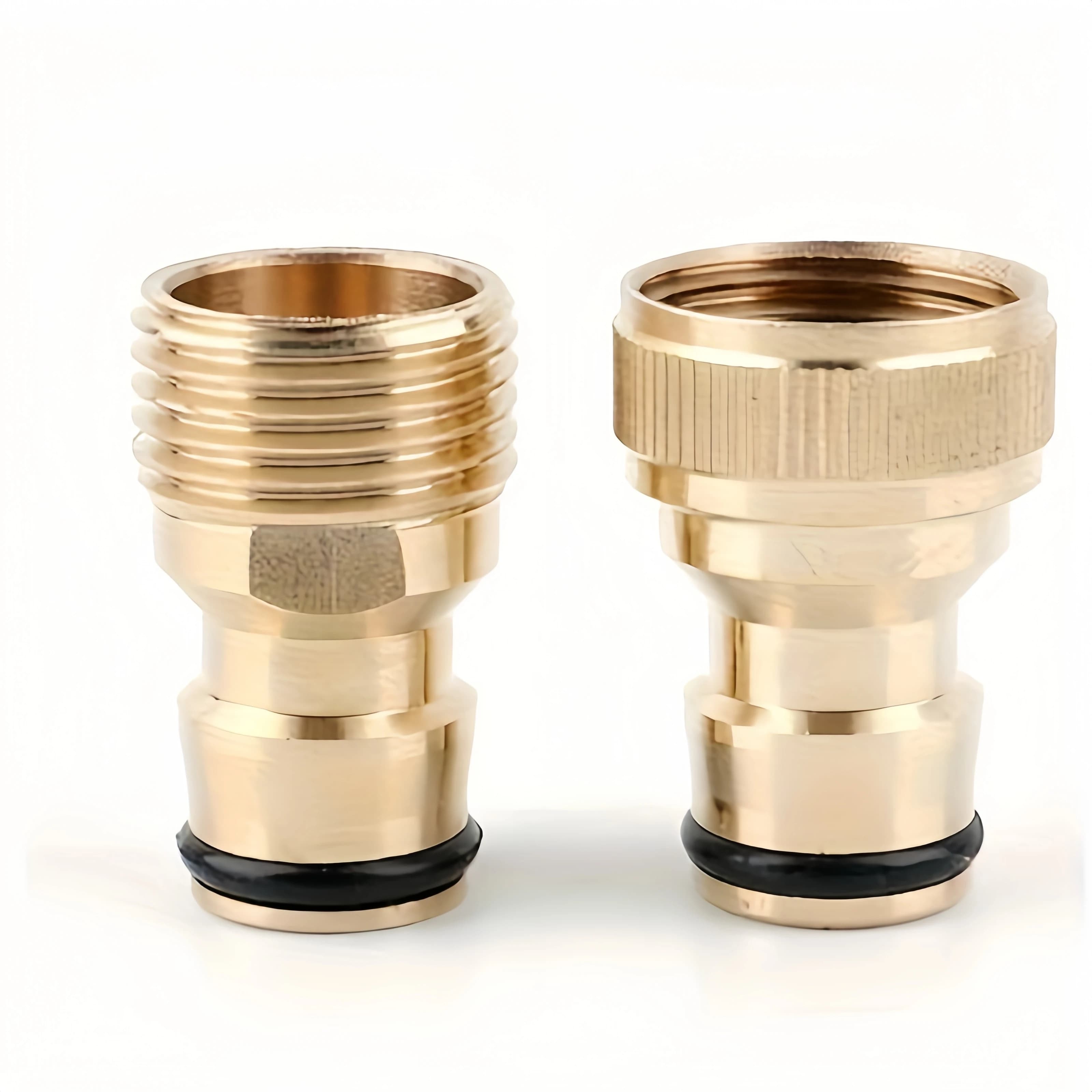 1/2" and 3/4" brass quick connection hose adapter - BSP watering for garden irrigation, car wash and lawn care