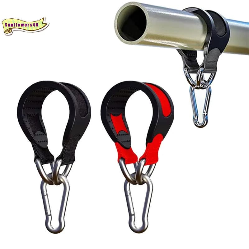AntiSlip Fitness Ring Resistance Belt Adjustable Home Gym Bar for Strength Exercise and Full Body Workout Training