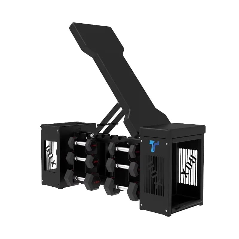 Multifunctional Fitness Equipment Dumbbell Box Adjustable Free Weight Training Stool