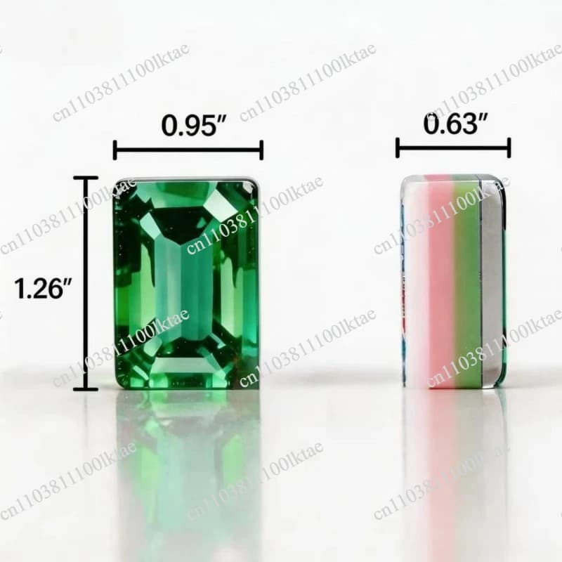 Nuovo Set Mahjong Americano 2026 con Tessere in Acrilico a 4 Strati Effetto Cristallo Verde, 160 Pezzi, Lusso American Mah Jongg