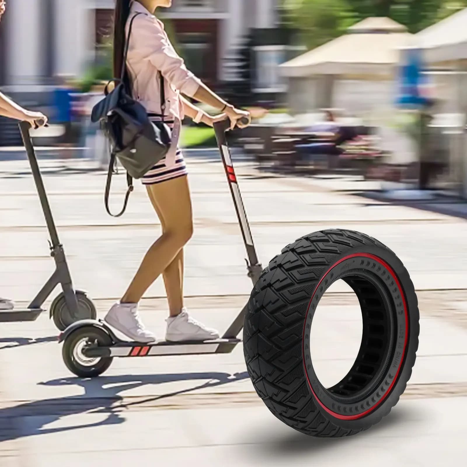 Solid Tire 8 5 inch 8 5x3 0 for Zero 89 PRO and For VSETT 8/9 Electric Scooters Replacement Part Fits X1 Model