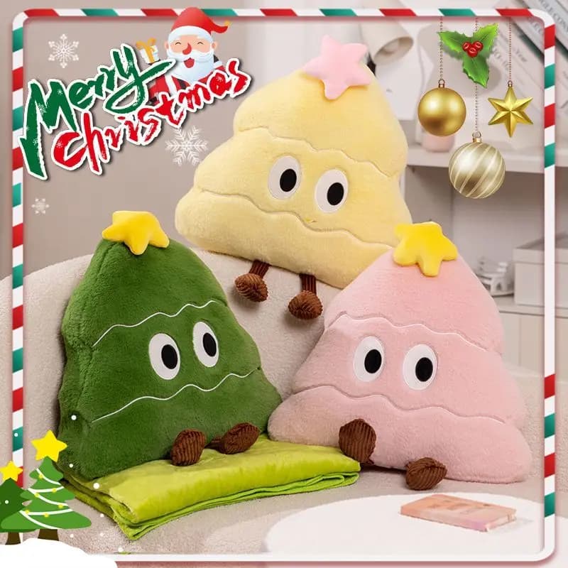 Albero di Natale, piccolo albero, cuscino di peluche, divano della camera da letto, regalo di compleanno, cuscino della testata del letto, regalo di Natale