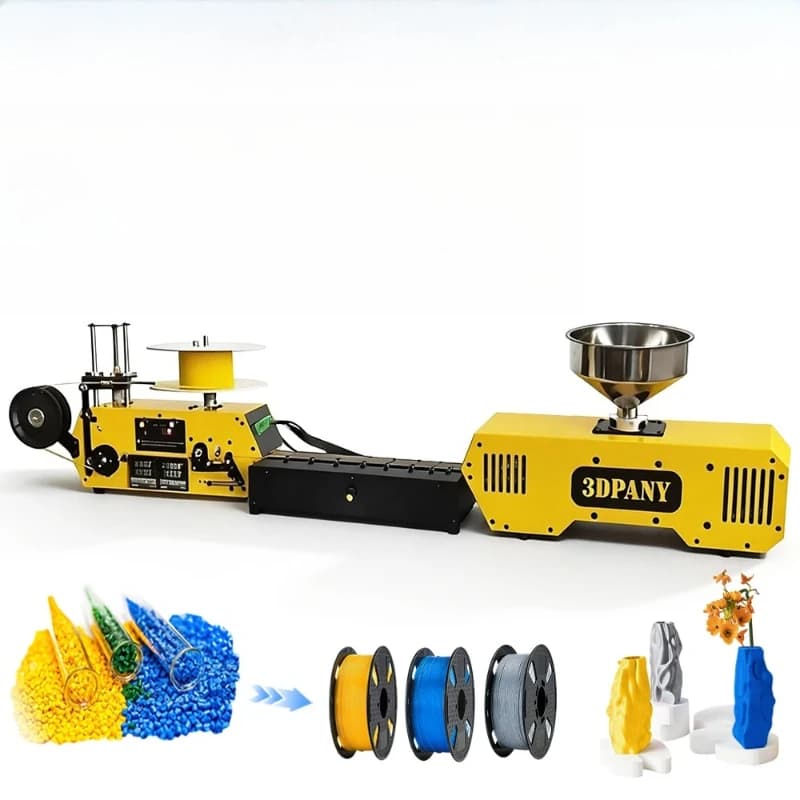 HT400 Desktop Extruder 3D Printing Filament Maker For 3D Filament Automatic Wire Diameter 1.75mm 3mm for PLA PETG PA ABS PC PP