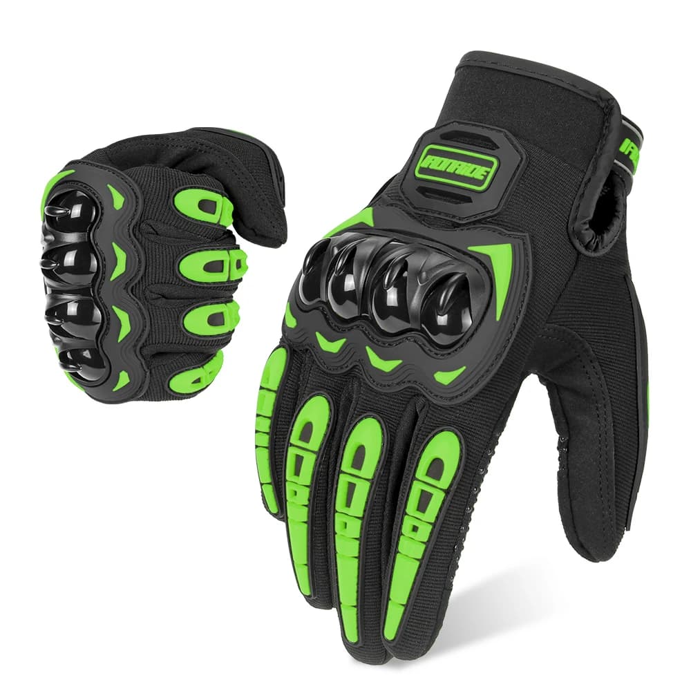 Guanti da moto da uomo Guanti da moto traspiranti con dita intere da donna Motocross Moto Breath Mesh Touch Screen Guanto da corsa