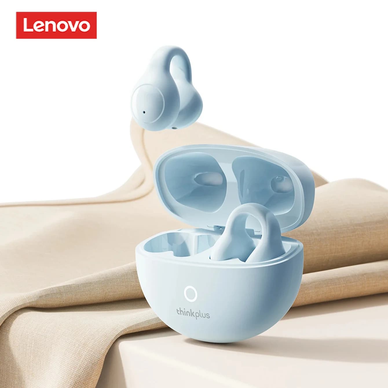 Auricolari Bluetooth V5.4 Origina Lenovo LP25 Cuffie con design a clip multifunzione Ricarica rapida con auricolari con porta di tipo C