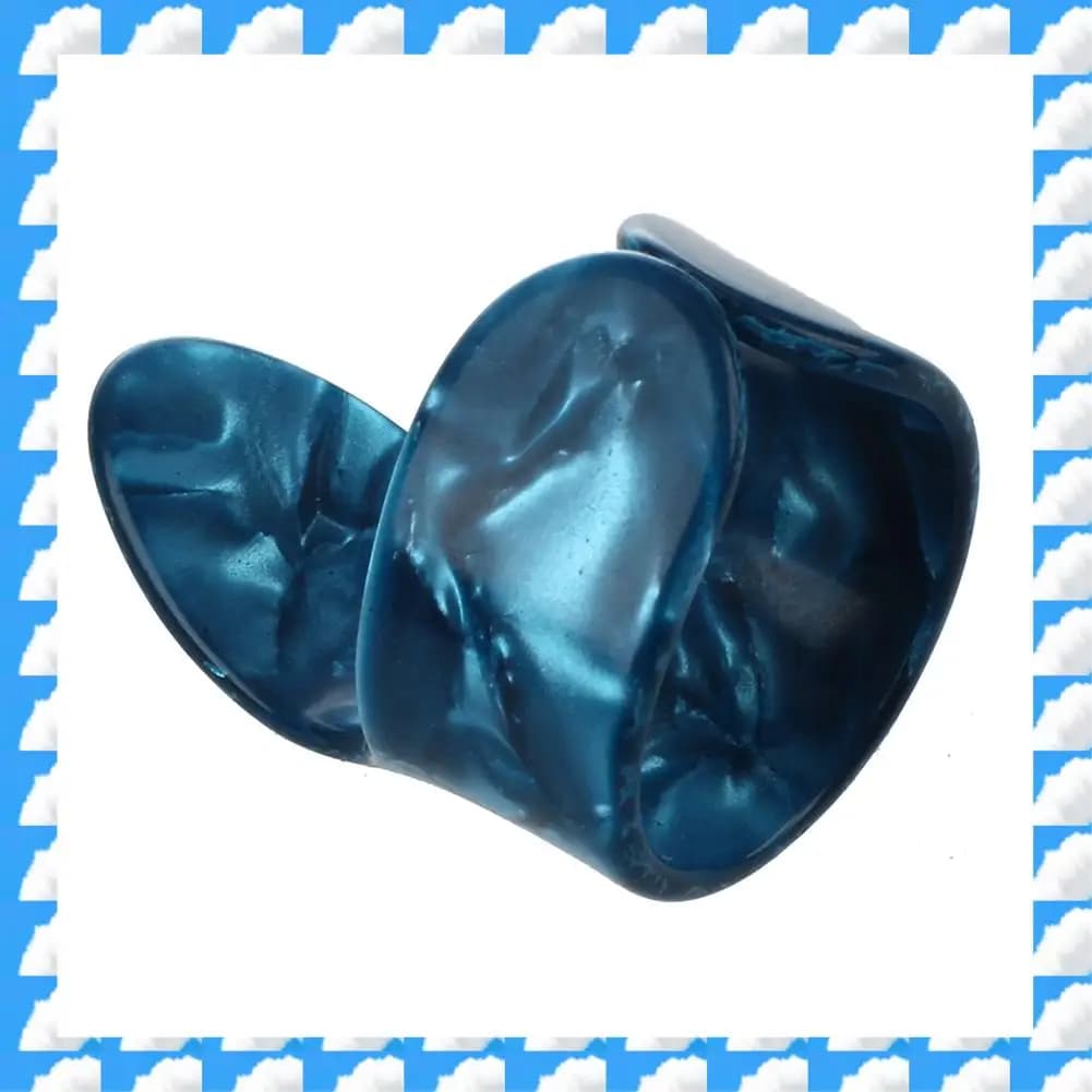 ONGE 6 plettri da dito + 1 plettri per chitarra in plastica