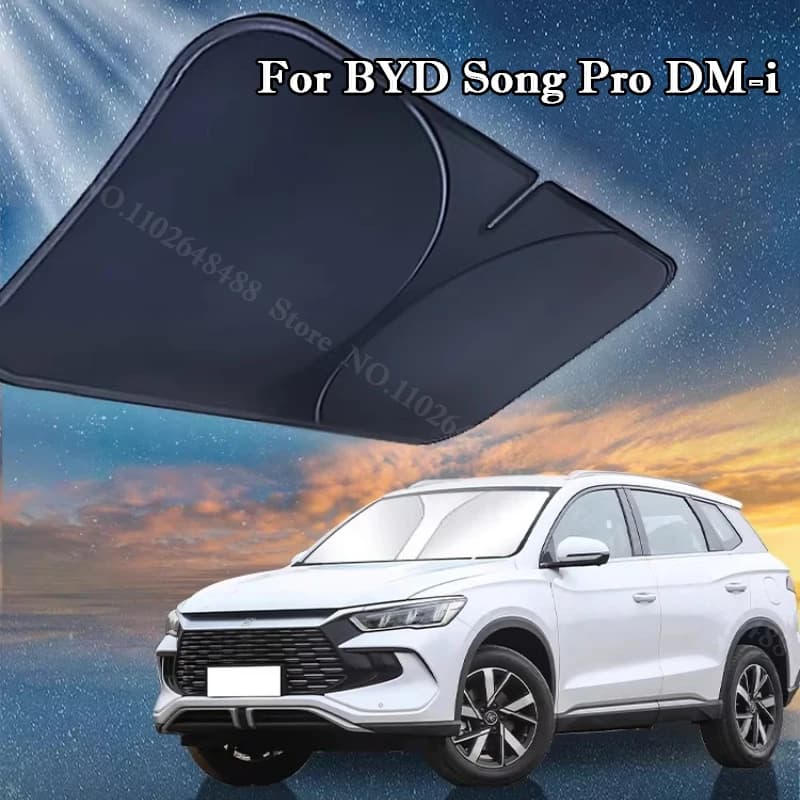 Parasole per Parabrezza Auto BYD Song Pro DM-i, Tenda Parasole per Finestrino Anteriore, Protezione UV, Accessori Auto Estivi