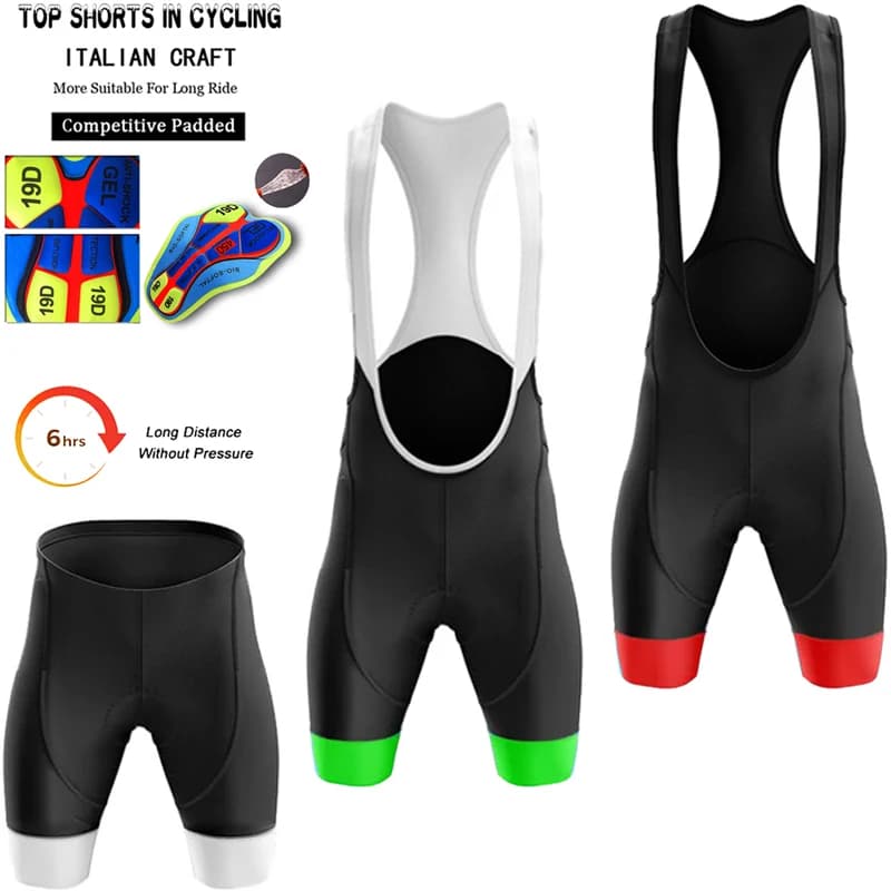 Men's 2026 cycling shorts, MTB Pro tight bike shorts, breathable summer cycling clothing with quick drying GEL 19D padding