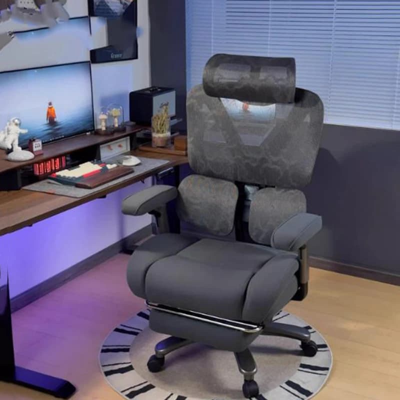 Cuscino per sedia da ufficio ergonomico da scrivania Comodo sedile da gioco direzionale Sedia da ufficio Schienale reclinabile Silla Oficina Mobili per la casa