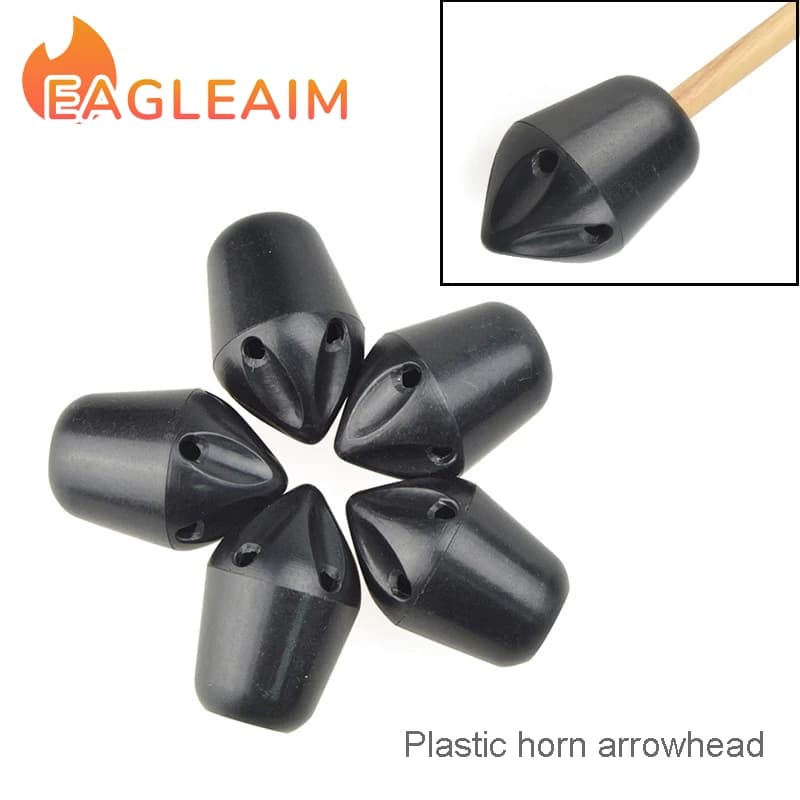3PCS Archery Safe Plastic Arrowheads Whistle Arrowhead Universal Sound Arrow Target Points Warning Arrow Cross border