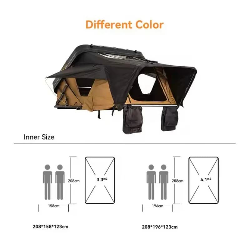 Custom SUV Car Tit Curtains, Easy to Fit, ABS Waterproof, for Family Camping and Glamping Open