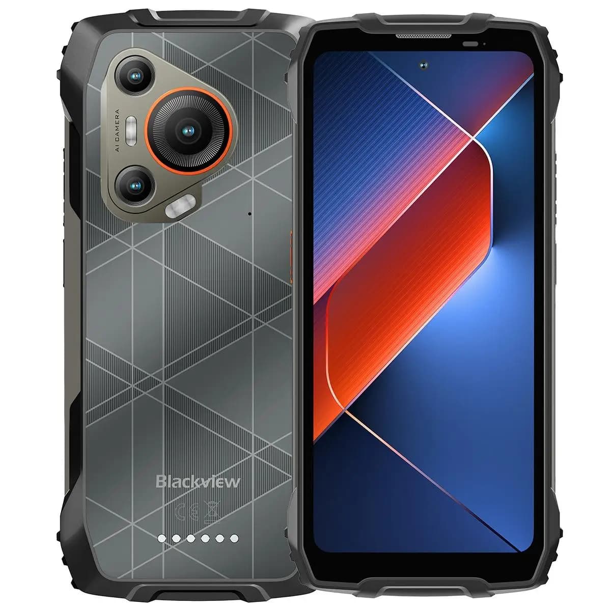 Blackview BL7000 Smartphone robusto 5G Display 6.78'' HD+2.4K 120Hz 8GB 256GB 50MP Fotocamera 7500mAh 33W Android 15 NFC