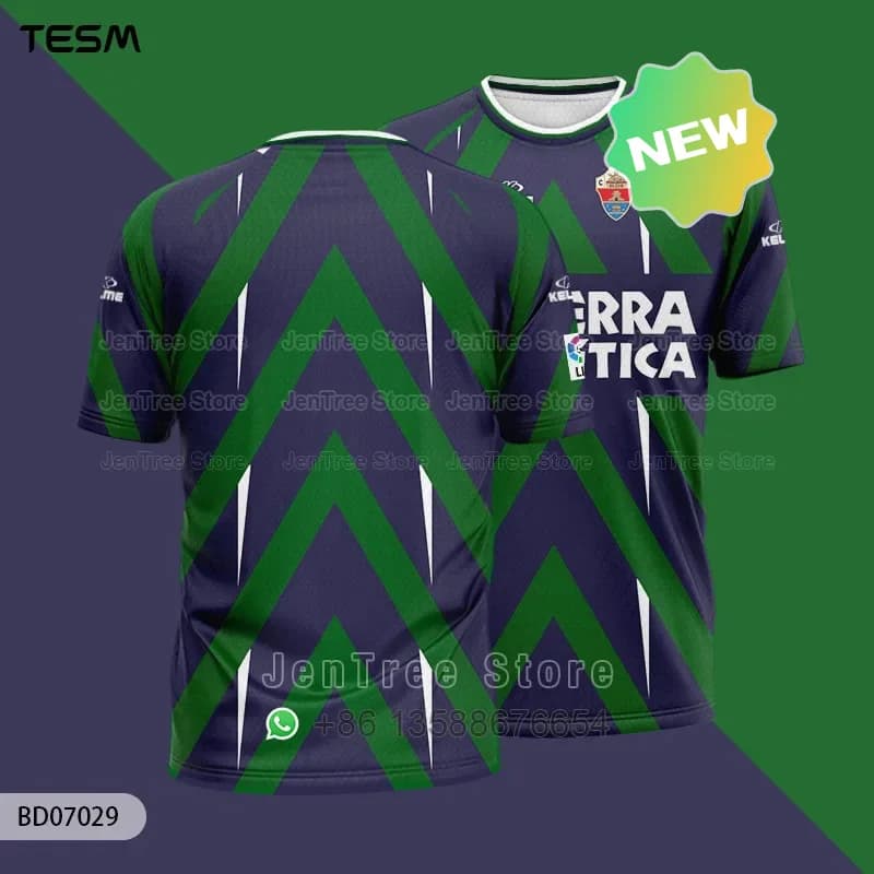 TESM Tessuto traspirante e confortevole T-shirt sportiva unisex genitore-figlio Maglia da allenamento per squadra Stampata Manica corta casual ampia