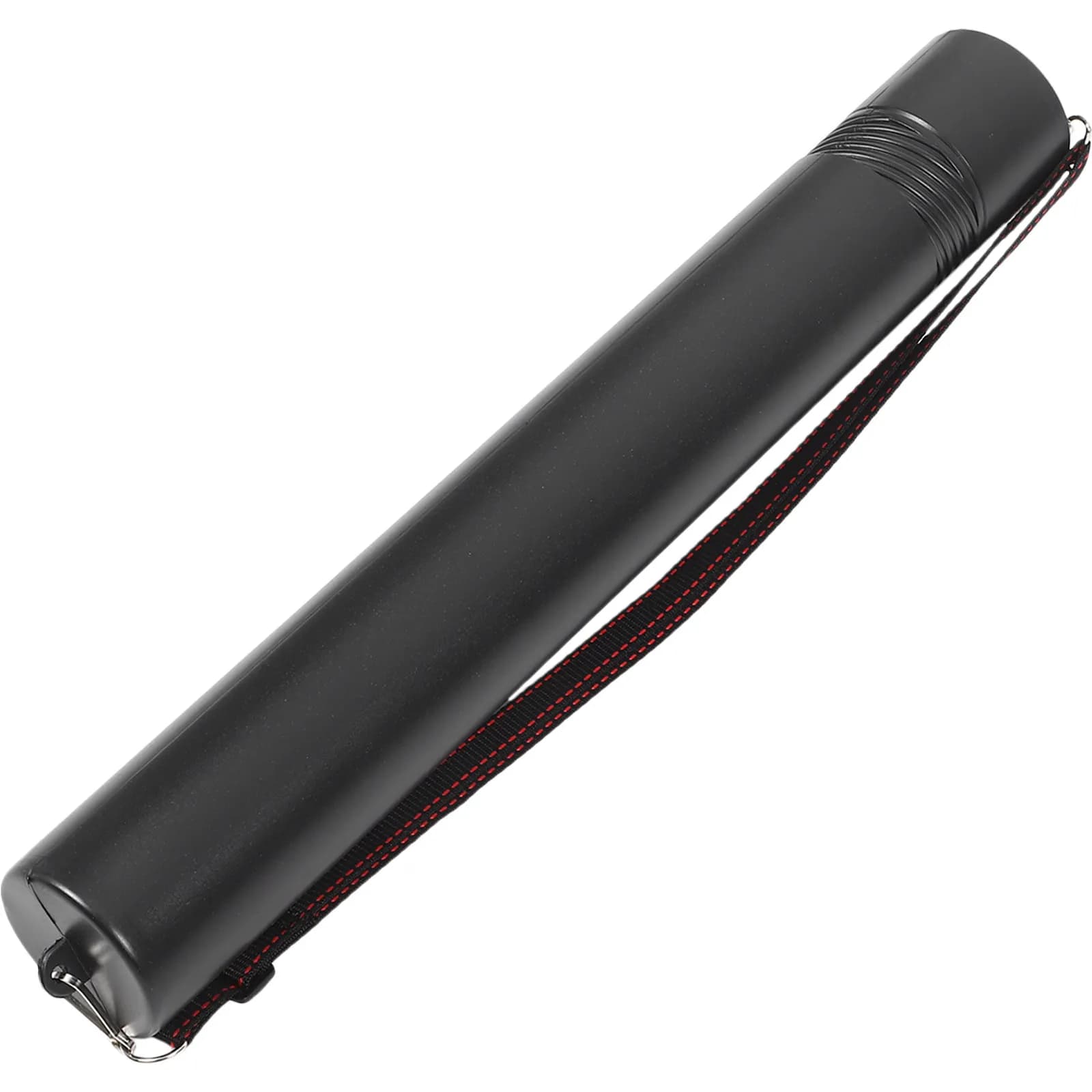 Telescoping Drawing Tube Plastic Black Expandable Storage 20-35 Inches Adjustable Strap Waterproof Poster Blueprint Case Artwork