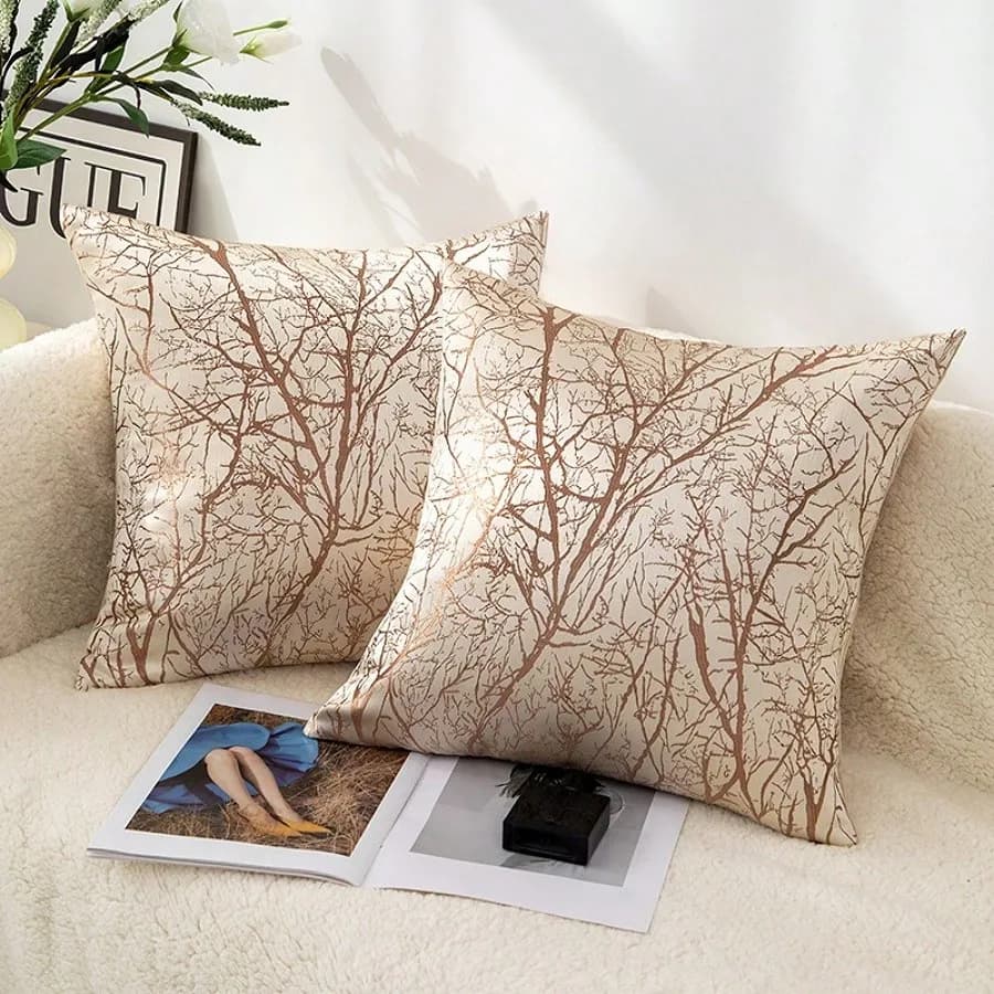 1 fodera per cuscino in jacquard 45x45 cm, decorazione per la stanza, federa per cuscino, fodera per cuscino decorativa per soggiorno, camera da letto, ufficio domestico