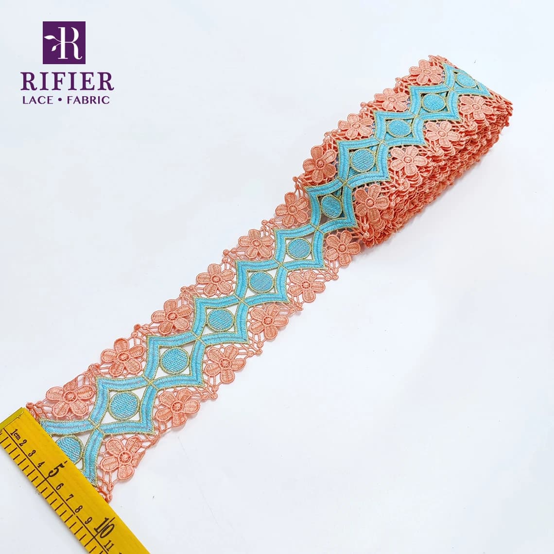 Wholesale Price!!! 5 Yards Embroidered Ribbon For Crafts For Nigeria Women Wedding Clotthing Decoration Guipure Ribbon Dry Laces
