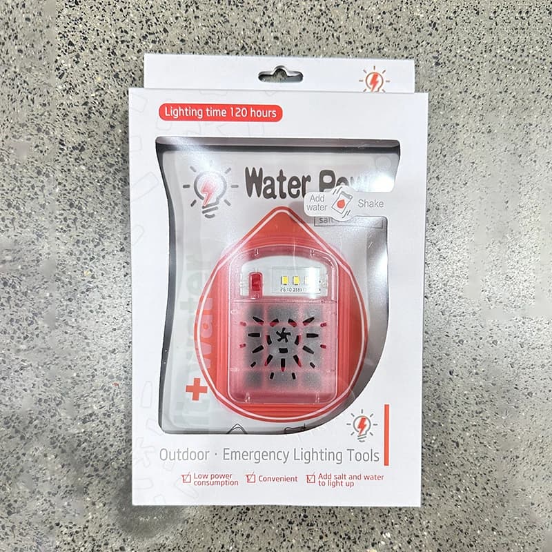 120 Hourss Used For Camping Hiking Outdoor Survival Portable Salt Water Emergency Lamp/No Battery Emergency Light /with Lifetime
