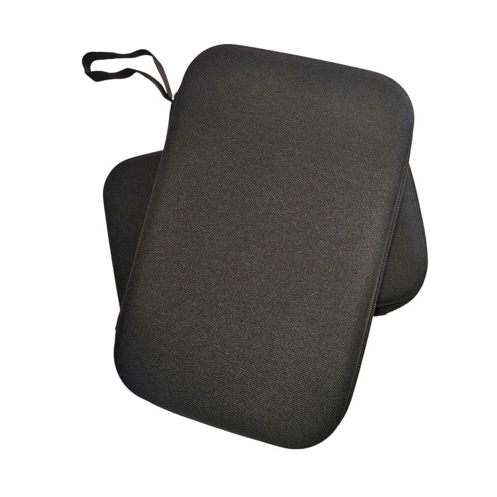 Compact Hard Shell Table Tennis Bag with EVA Reinforcement and Oxford Cloth Shell Fits Standard Sized Rackets and Accessories