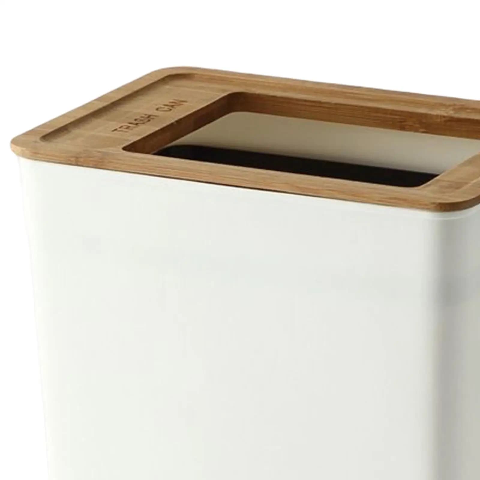Trash Can Anti Skid Wastebasket Garbage Container Bin for Office Kitchen Home