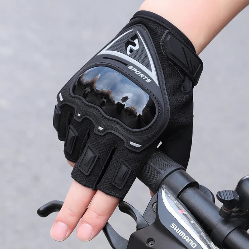 Lightweight Protective Gloves for Fitness, Cycling, Open Fishing, Touch Screen, Anti-slip, Anti-shock, Breathable and Resistant to wear