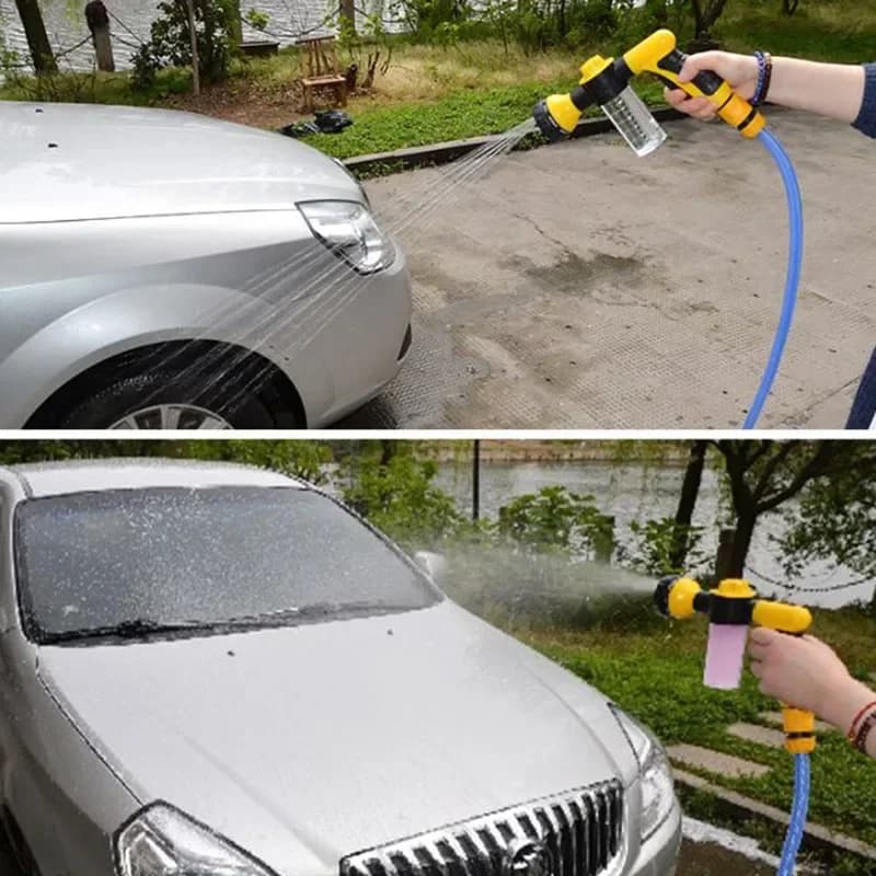 Ugello per tubo flessibile per pistola ad acqua in schiuma multifunzionale Strumento per insetticidi a spruzzo per irrigazione Strumento per irrigazione a spruzzo ad alta pressione per piante da giardino
