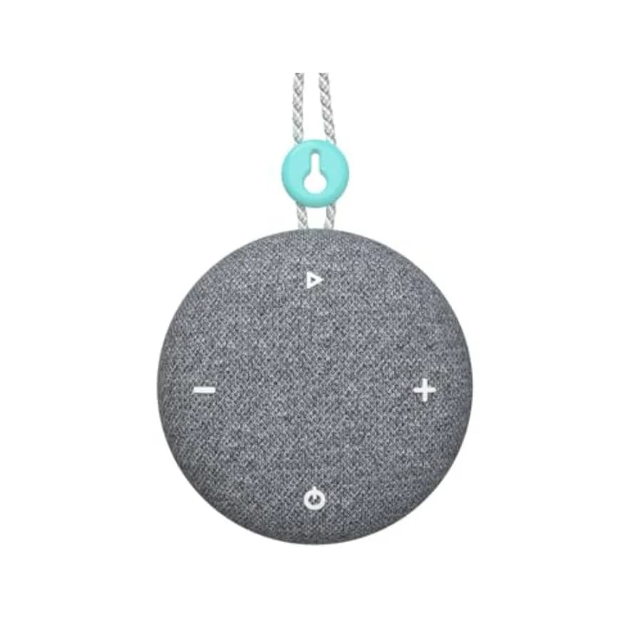 Go 2 Travel Macchina del Suono Rilassante - 12 Suoni, Altoparlante Bluetooth Ricaricabile con Luce Notturna - Macchina del Suono Portatile per Hotel