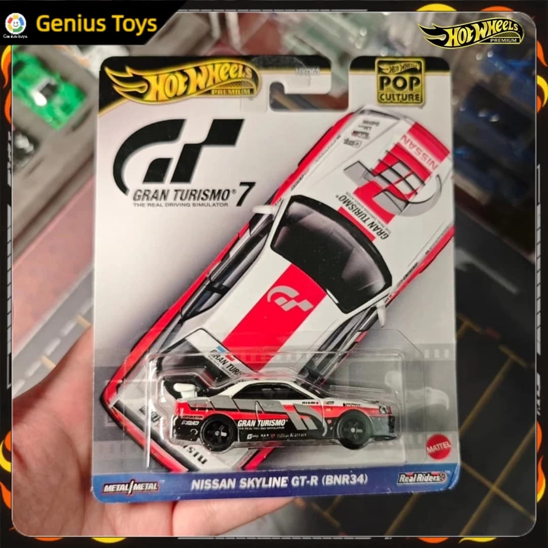 Hot Wheels Premium Pop Culture NISSAN SKYLINE GT-R Scala 1:64 Pressofuso Modello di Auto In Lega Alla Moda Veicolo Da Collezione Giocattolo Ragazzi Regalo