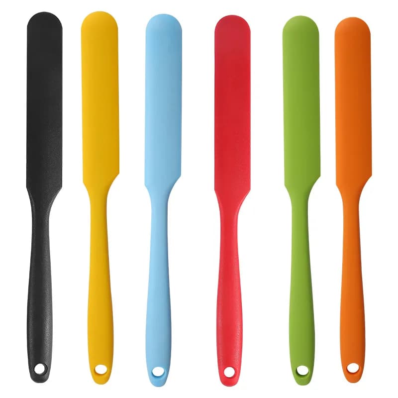 6/3PCS 24CM Silicone Integrated Outdoor Scratch Cooking Cooking Cake Spatula for Burro Mixing knife Cooking tool