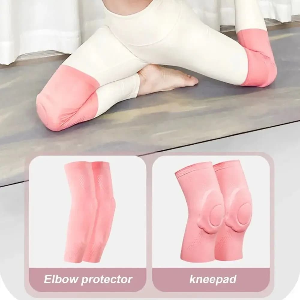 Ginocchiere Sportive Ultra-Sottili Durevoli con Cuscinetti in Gel di Silicone Elastico, Protezione Morbida e Traspirante per Ginocchia, Ideali per Pallavolo