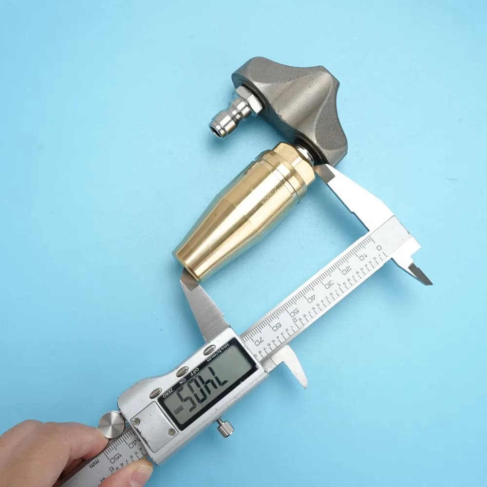 High Pressure Drain Washer Nozzle, 1/4” 3/8” Sewer Cleaning Jetter Nozzle, Quick Connect Spray Pipe Dredging Sewer Cleaner