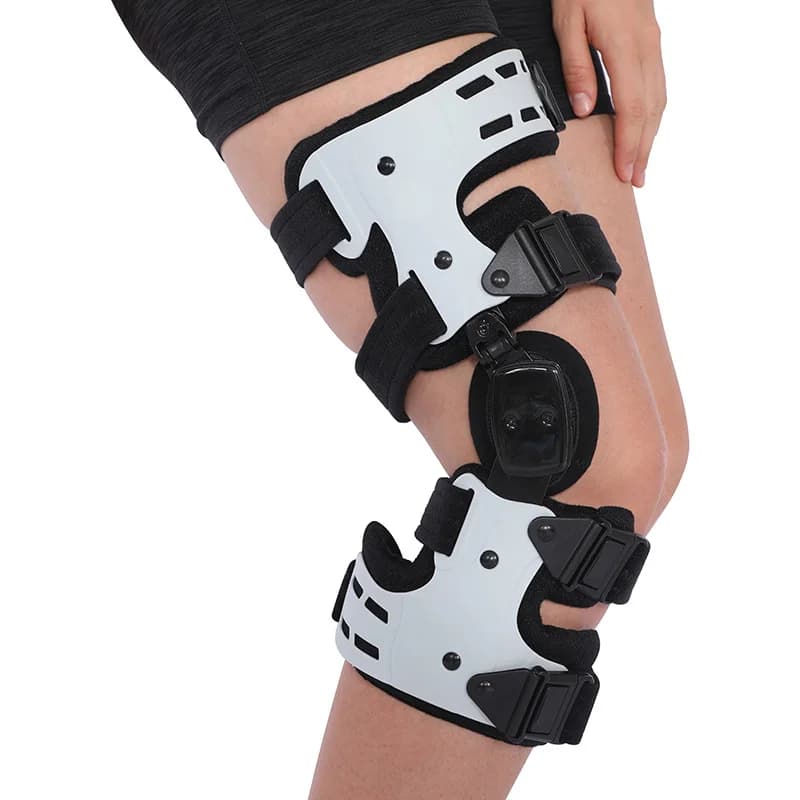 Ginocchiera sportiva regolabile con scarico OA - Sollievo per il dolore alle ossa e l'osteoartrite al ginocchio, supporto per l'artrite reumatoide
