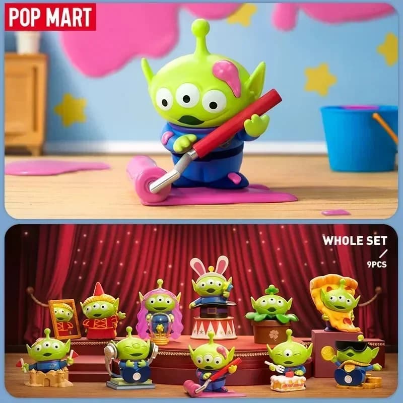 POP MART Disney Pixar Alien Immersive Experience Series Genuine Blind Box Toys Anime Action Figure Caixa Caja Surprise Mystery