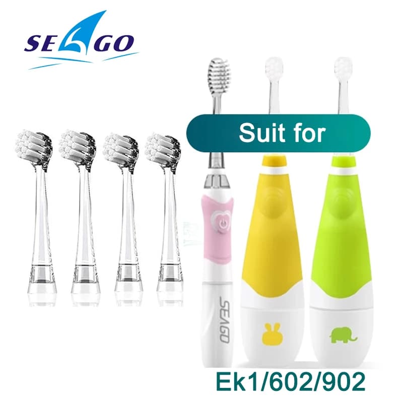 Seago 811 812 Toothbrush heads Soft bristles Spare heads for children's electric toothbrush for SG-602 SG-902 Children's brush