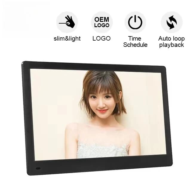 Ips Panel Full Hd 1080p Lcd Ads Player 15 Inch Digital Photo Picture Frame Made in China