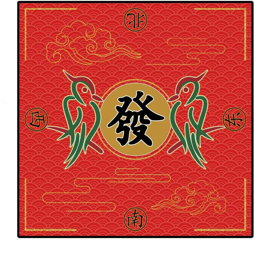 High Quality Mahjong Mat Rubber Durable Waterproof Desk Pads Thicken Board GameTable Mat for Texas Holdem and Card Game Lovers