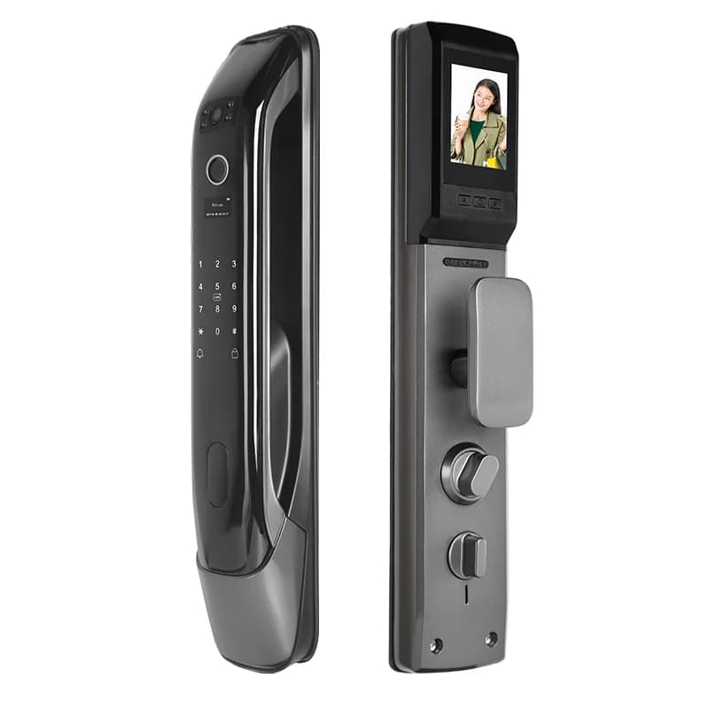 Smart Digital Keyless App Controllo remoto Alexa Sicurezza Fabbrica di impronte digitali Telecamera Wifi Lock