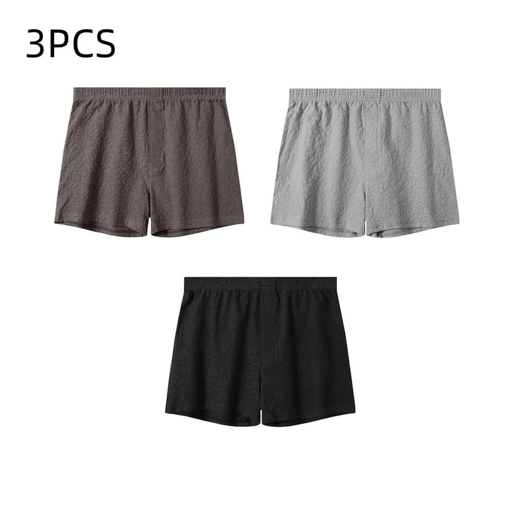 Men\'s U-Shaped Pouch Boxer Shorts Stretch Fabric Mid Waist Design for Sleep Comfort and For Arrow Pant Matching