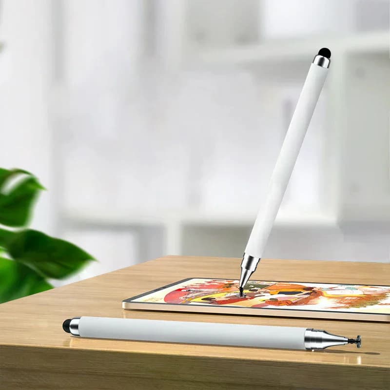Penna stilo universale 2 in 1 per iOS Android, penna touch capacitiva per disegno, matita per iPad, tablet, smartphone