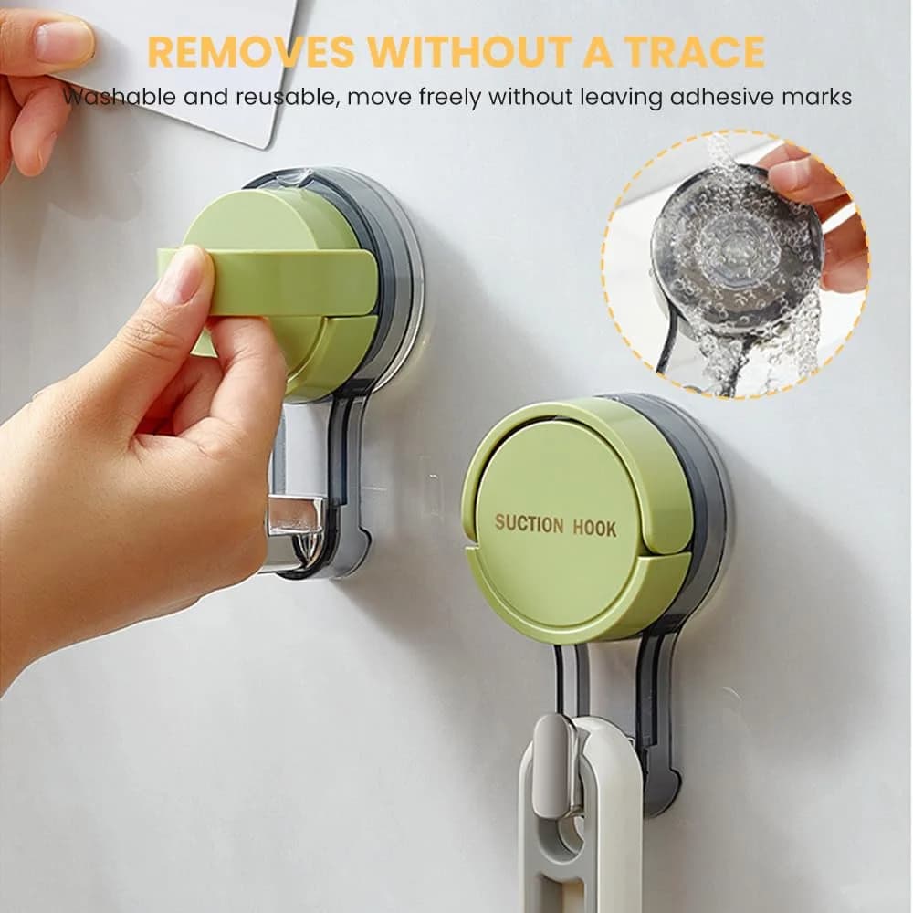 Ganci a ventosa - Ganci da parete rimovibili senza foratura per bagno, cucina, toilette, organizer per la casa