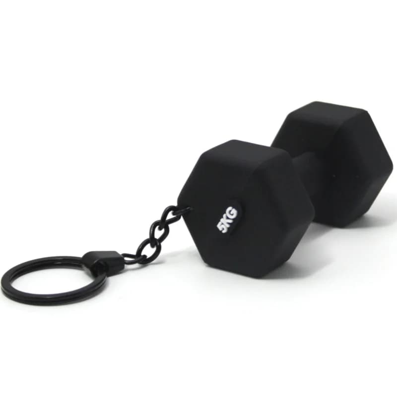 DIY Fitness Keychain Weightlifting Keyring New Series Gym Lover Barbell Key Chain Silicone Weight Plate Gym Gifts Backpack Charm