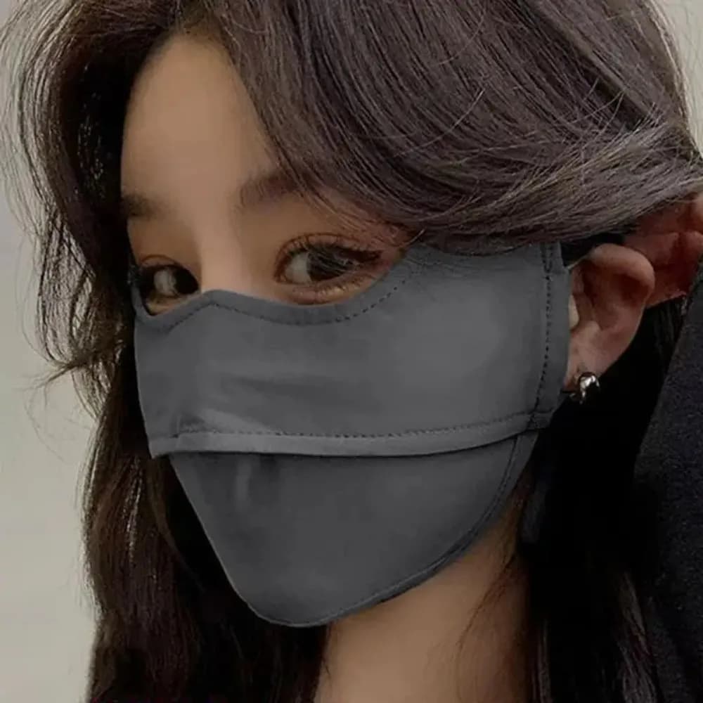 New ultra-thin sunscreen facial mask for the four seasons of 2026 Scarf Ice facial mask Summer veil eye protection and face modi
