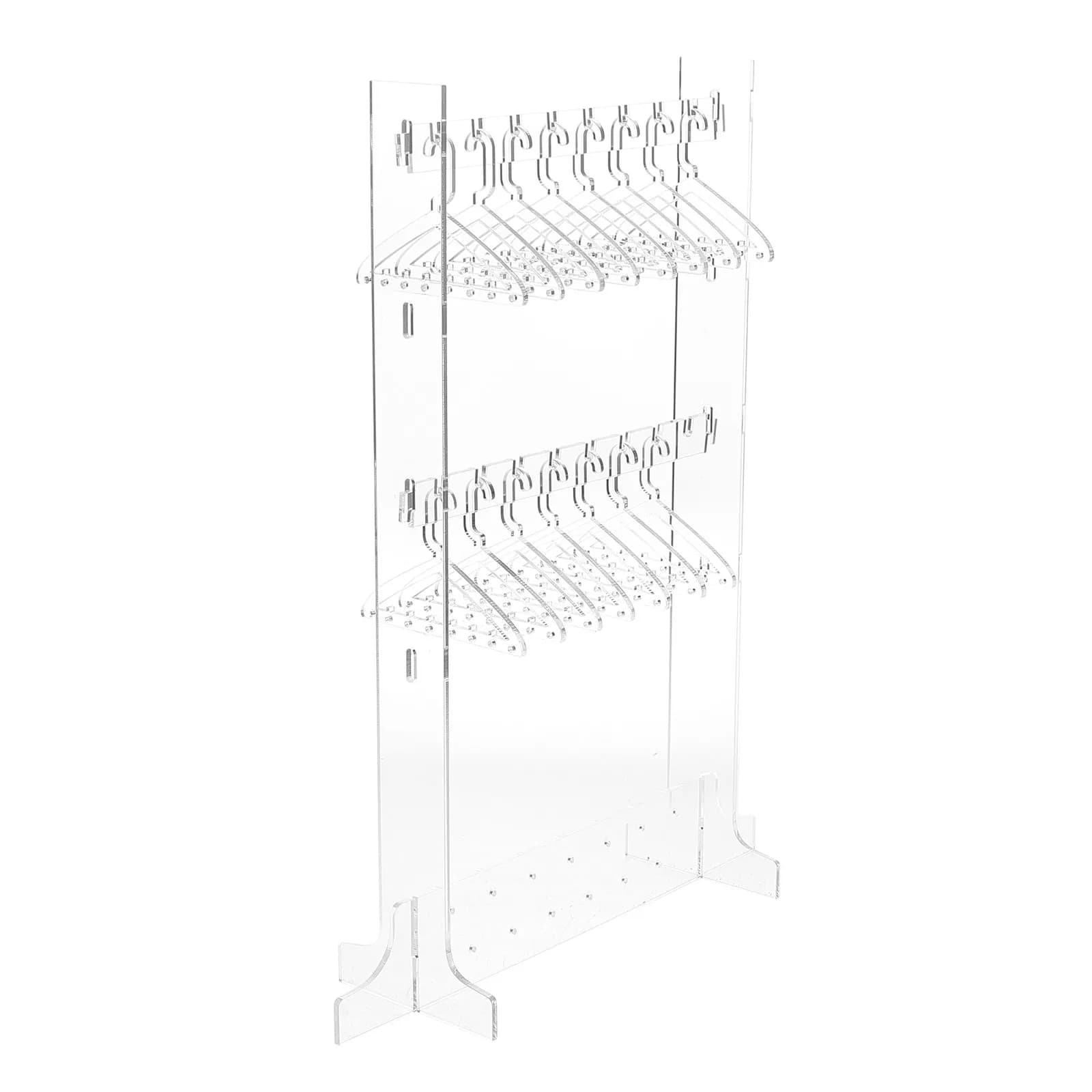 Acrylic Jewelry Stand Earring Stud Necklace Display Rack Space Saving Desktop Organizer for Rv Campervan Creative